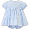 Pale Blue Short Sleeve Dress Sarah Louise