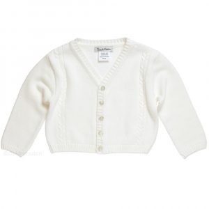 Sarah Louise Baby Ivory Cardigan