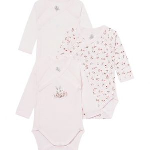Set of 3 newborn baby's bodysuits