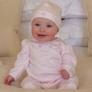 Emile et Rose Crystal Baby Girls Babygrow & Hat