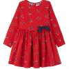 Girl’s flower print dress by Petit Bateau