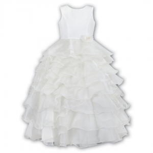 Sarah Louise Occasion Dress with Tiered Layers