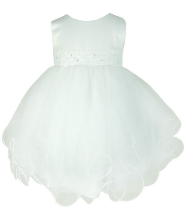 Frazer and James of Knightsbridge Sparkle Dress Ivory