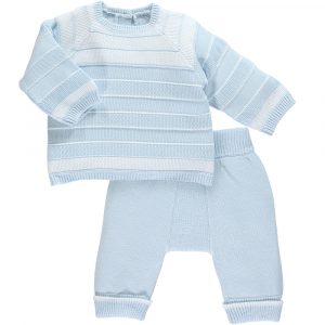 Kipp Boys Cosy Knit Striped Set