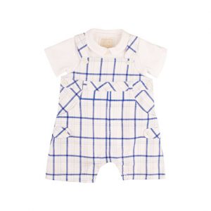 Edgar, Bib, Short Dungarees and Shirt Emile et Rose