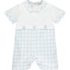 Emile et Rose Danny Blue Check Baby Romper