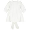 Emile et Rose Celeste Ivory Dress with Flower Detail & Tights