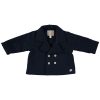 Gerard Mini Rib Double Breasted Jacket Navy Emile et Rose