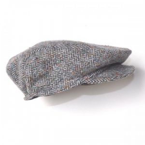 Ruth Lednik Herringbone tweed flat cap