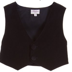 Navy Velvet Waistcoat by Kidiwi