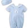 Sarah Louise Boys Blue Sailor Romper & Hat