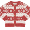 Kite Red Snowflake Cardi