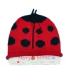 Merry Berries Ladybird knitted baby hat