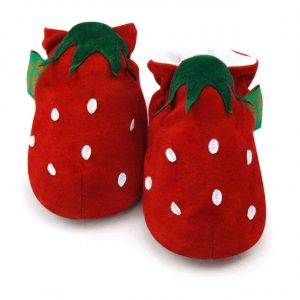 Funky Feet Strawberry Baby Shoes