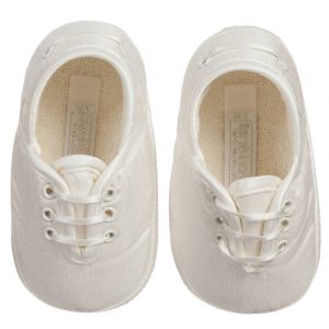 Sarah Louise Baby Ivory Pre-Walker Shoes