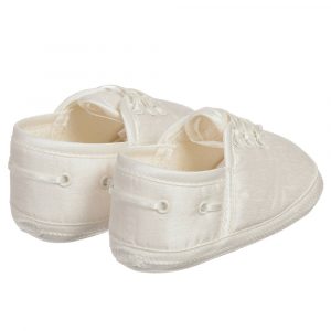 Sarah Louise Baby Ivory Pre-Walker Shoes