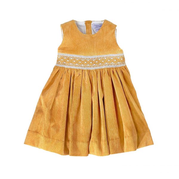 Ochre Needle Cord Dress Kidiwi