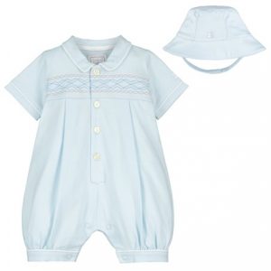 Emile et Rose Blair Summer Romper & Hat