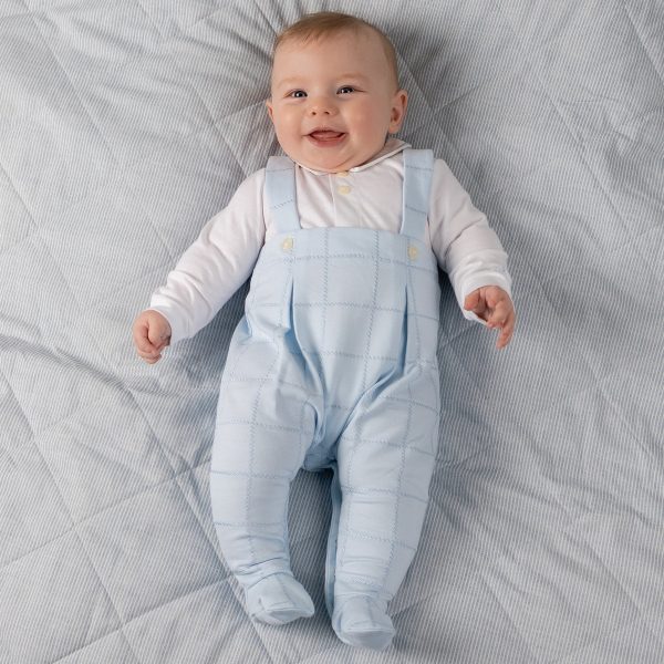 Emile Et Rose Cody 2-in-1 Dungaree Boys Babygrow