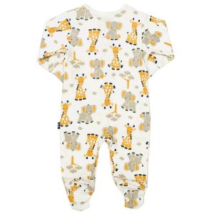 Kite Organic Giraffe and Ele Sleepsuit