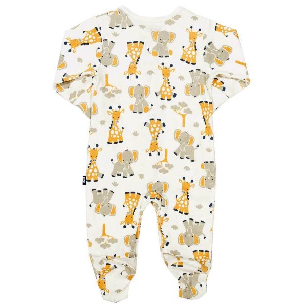 Kite Organic Giraffe and Ele Sleepsuit