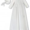 Sarah Louise Christening Robe & Cap Ivory 001175