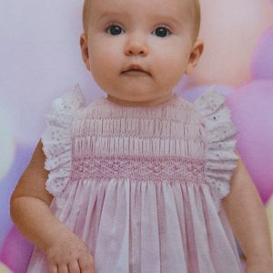 Sarah Louise Pink Dress and Bonnet 012900