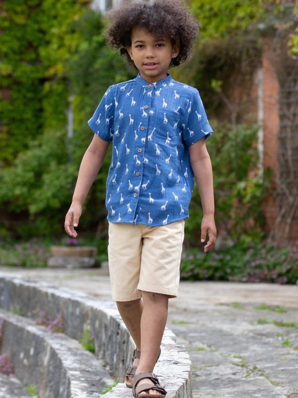Giraffy grandad shirt by Kite