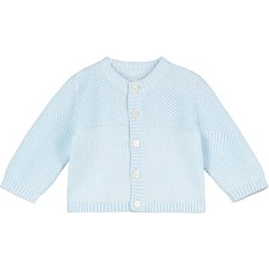 Cypress Blue Knit Baby Cardigan by Emile et Rose