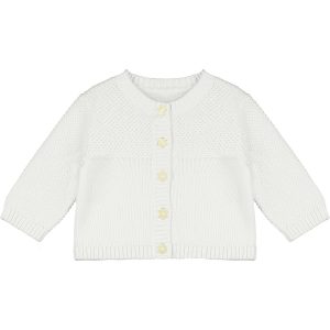 Cypress White Knit Baby Cardigan by Emile et Rose