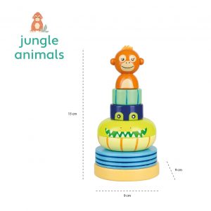 Jungle Animals Stacking Ring Toy