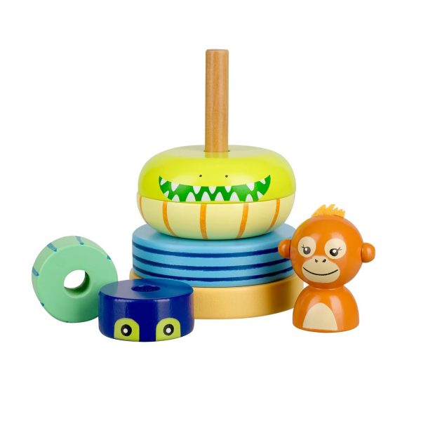 Jungle Animals Stacking Ring Toy