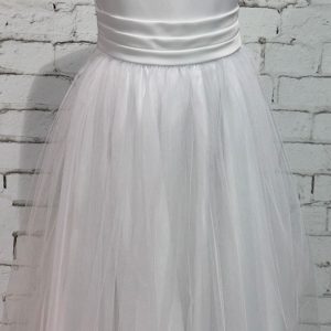 Flower Girl Dress White by Frazer and James of Knightsbridge