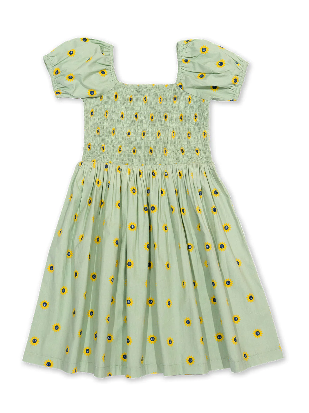 Sunflower Dot Shirred Dress by Kite