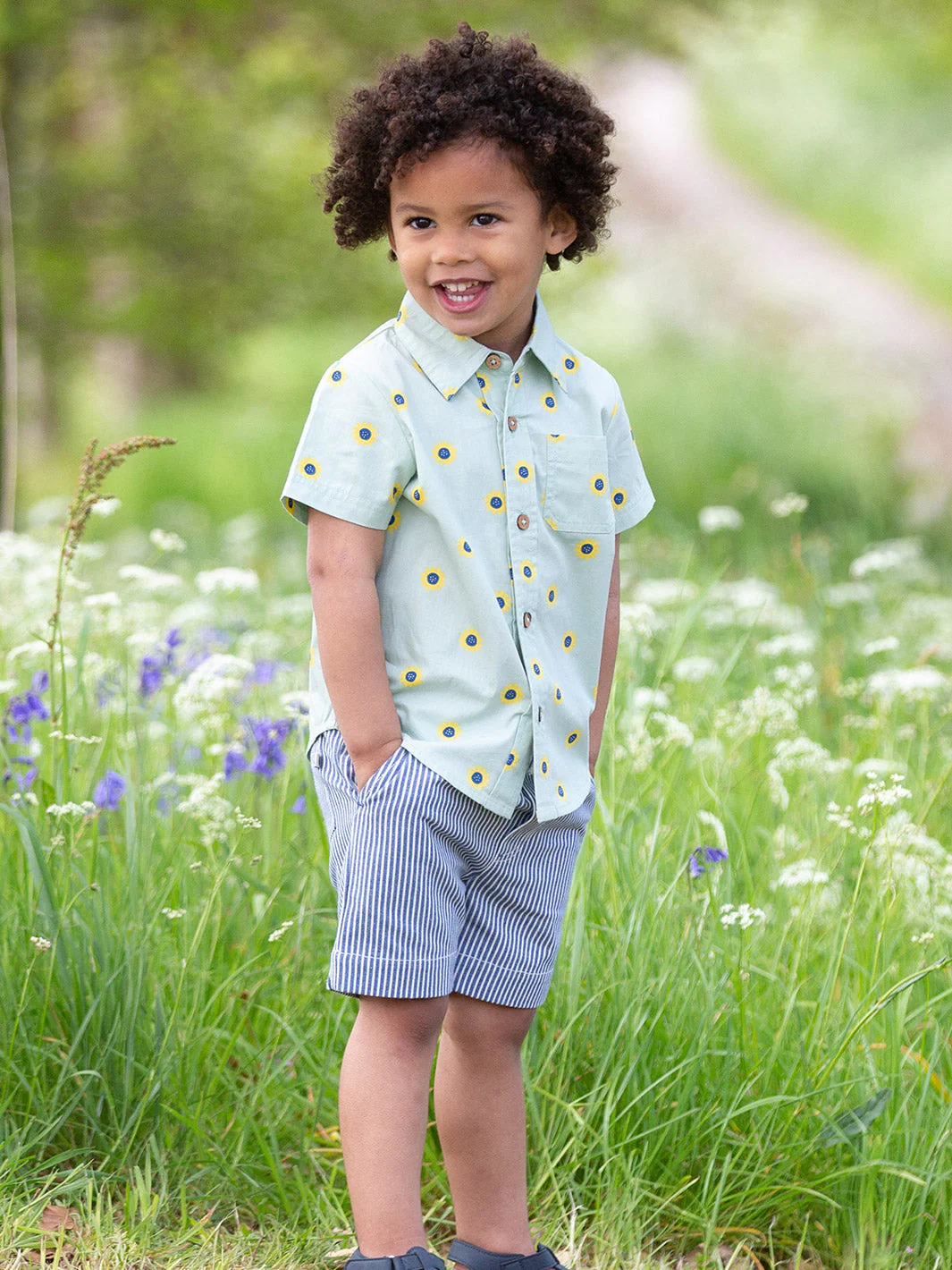 Sunflower Dot Shirt by Kite