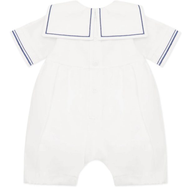 Jaden sailor romper and Hat by Emile et Rose